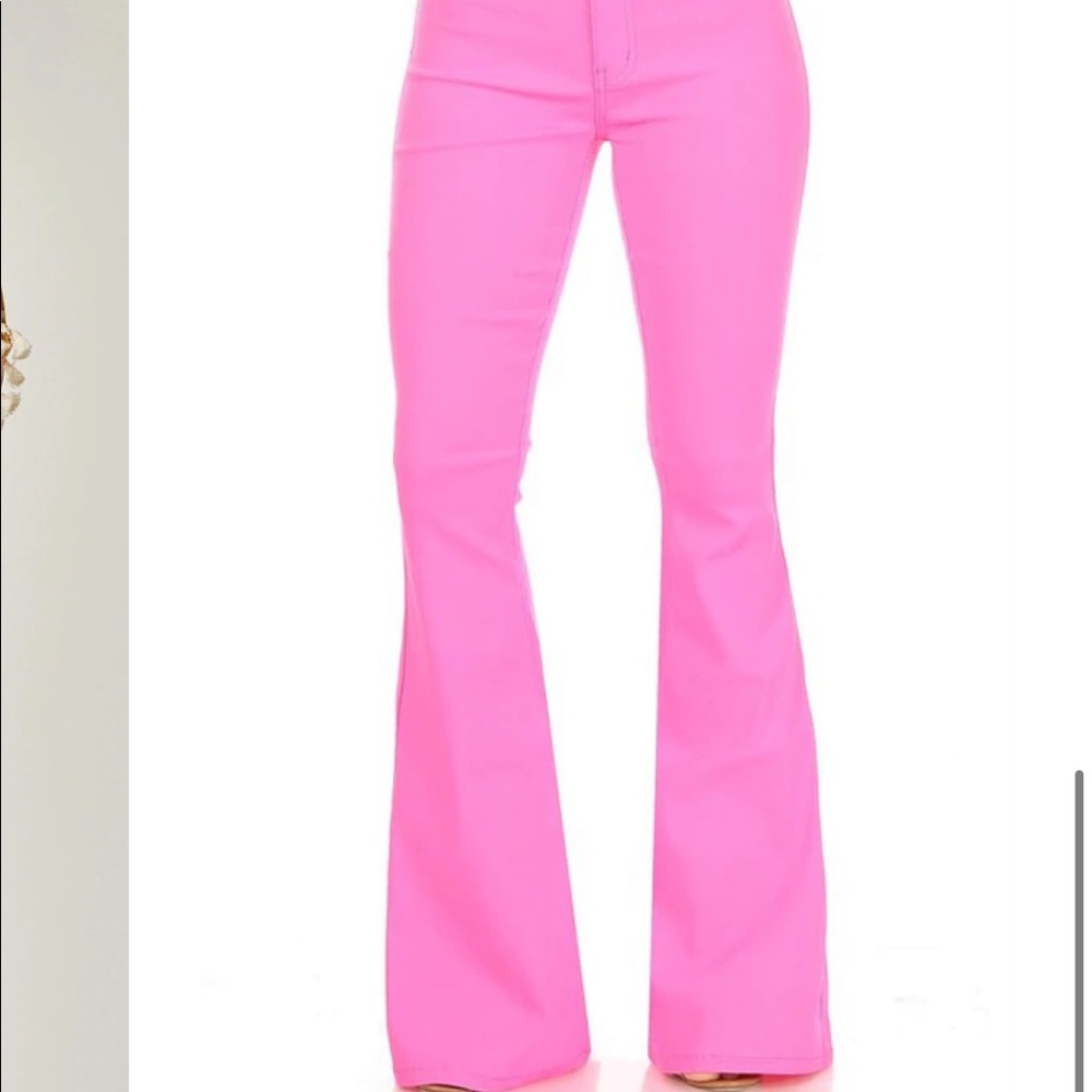 High waisted bell bottoms